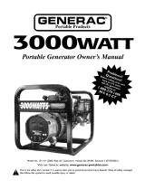 Generac 3000WATT Owner's manual