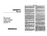 Generac 9067-0 Owner's manual
