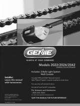 Genie 2024 Owner's manual