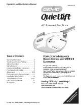 Genie QuietLift 2040C Owner's manual