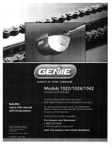 Genie 1024 Owner's manual