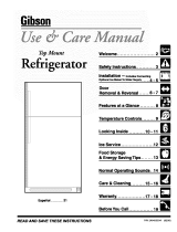 White-Westinghouse Top Freezer Owner's manual