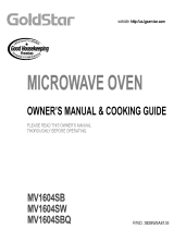 Goldstar MV1604SW Owner's manual