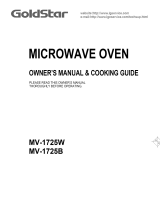 Goldstar MV-1725B Owner's manual