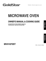 Goldstar MVH1670ST Owner's manual