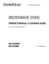 Goldstar MV1610WW Owner's manual