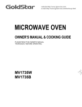 Goldstar MV1735W Owner's manual