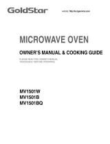 Goldstar MV1501B Owner's manual