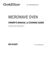 Goldstar MV1610ST Owner's manual