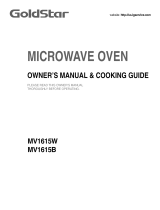 Goldstar MV1604SW Owner's manual