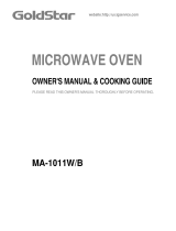 Goldstar MA-1011W Owner's manual