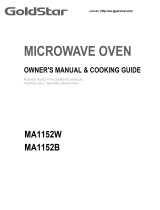 Goldstar MA1152W Owner's manual