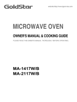 Goldstar MA-2117W Owner's manual