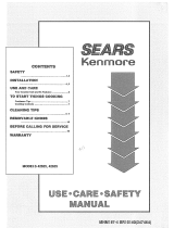 Kenmore 42625 Owner's manual