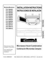 Kenmore 72180403400 Installation guide