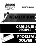 Kenmore 3639858911 Owner's manual