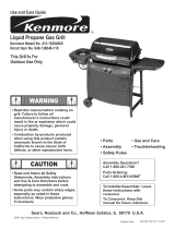 Kenmore 16657 - 3 Burner Grill Owner's manual