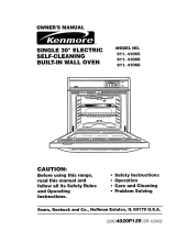 Kenmore 911.41169 Owner's manual