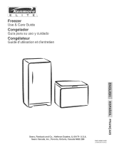 Kenmore Freezer Owner's manual