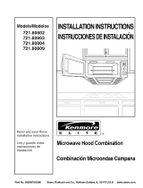 Kenmore 72180809400 Installation guide