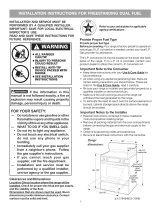 Kenmore 79078509012 Installation guide