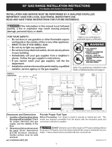 Kenmore 79079442601 Installation guide