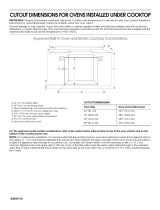 Whirlpool GJC3634RS04 Installation guide