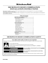 KitchenAid MMV1164WW Installation guide