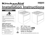 KitchenAid YKGRC608LS0 Installation guide