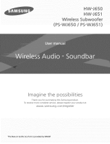 Samsung HW-J650/ZA-ZZ01 Owner's manual