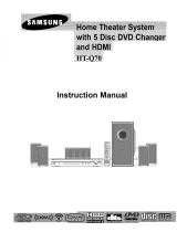 Samsung HT-Q70 Owner's manual