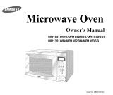 Samsung MR1032UBC/XAA Owner's manual