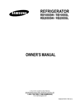 Samsung RB1855SW/XAA Owner's manual