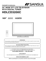 Sansui HDLCD3200C Owner's manual