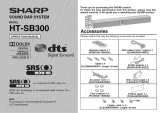 Sharp HT-SB300 Owner's manual