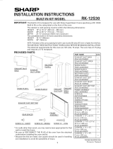 Sharp AX-1200K Installation guide