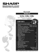 Sharp R-308JK Owner's manual