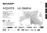 Sharp LC-70UD1U Owner's manual