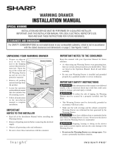 Sharp KB6100NS Installation guide