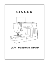 SINGER H74 Owner's manual