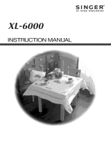 SINGER XL-6000 Owner's manual