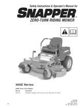 Snapper 500ZB2648 (5900731) Owner's manual