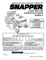Snapper WLT145H38HBV Owner's manual