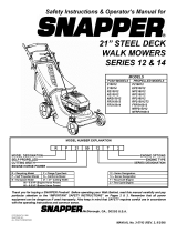 Snapper P216012 Owner's manual