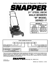 Snapper WMR216017BV Owner's manual