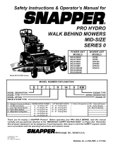 Snapper SPLH140KH Owner's manual
