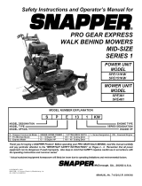 Snapper SPE481 Owner's manual