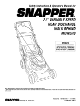 Snapper 7800266 (SPV21675EFC) Owner's manual
