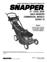 Snapper 7800038 Owner's manual