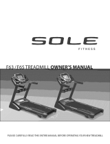 Sole F63 Owner's manual